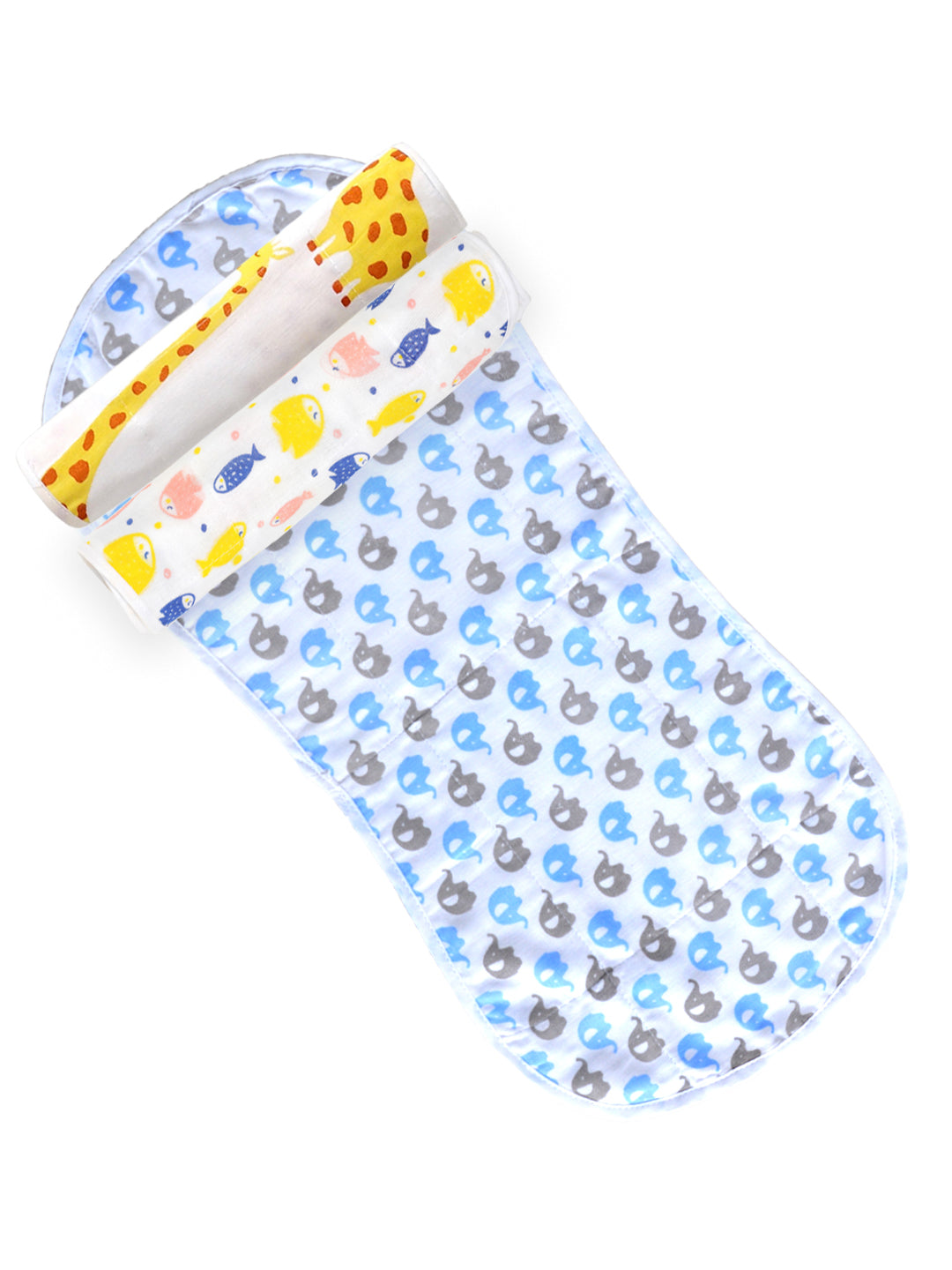 Muslin Burp Cloth Combo Of 3- Option 14 : Finding Nemo - Mumbo Jumbo - Tall as a giraffe