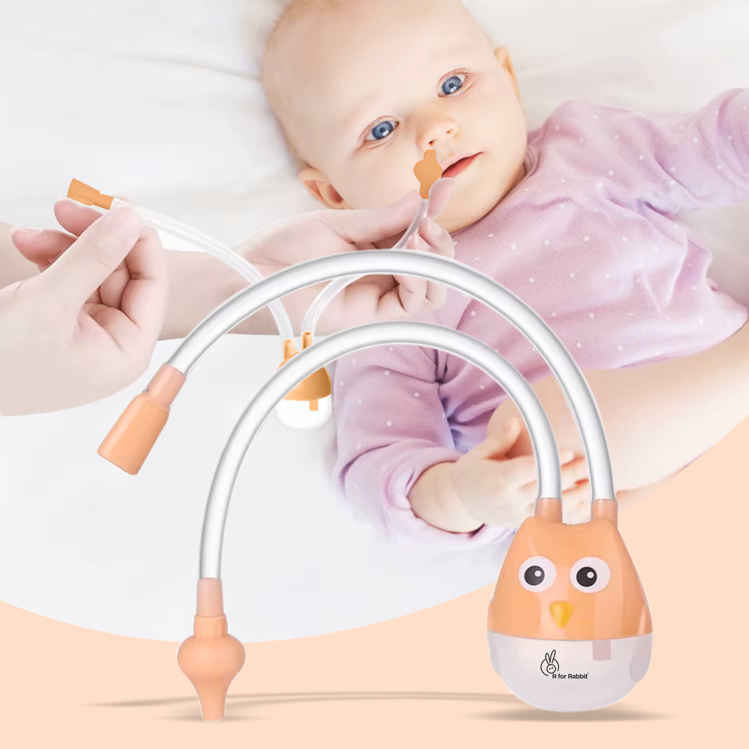 R for Rabbit Snowy Nasal Cleaner For Baby Painless Relief From Mucus & Blocked Nose