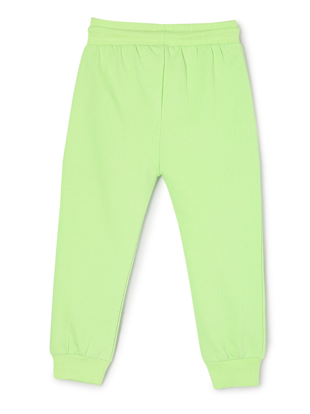 Combo of 2 Winter Sweatpants- Black & Neon Green