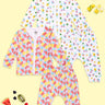 Newborn and Infant Pajama Set Combo of 2: Berry Bites-Fruitilicious