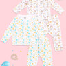 Newborn and Infant Pajama Set Combo of 2: Elephantastic-Rainbow Land