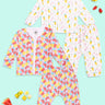 Newborn and Infant Pajama Set Combo of 2: Mango Mia-Fruitilicious