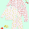 Newborn and Infant Pajama Set Combo of 2: Mango Mia-Summer Melon
