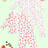 Newborn and Infant Pajama Set Combo of 2: Rainbow Land-Summer Melon