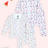 Newborn and Infant Pajama Set Combo of 2: Rainbow Land-Summer Melon