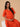 Orange Wink Maternity and Nursing Dress