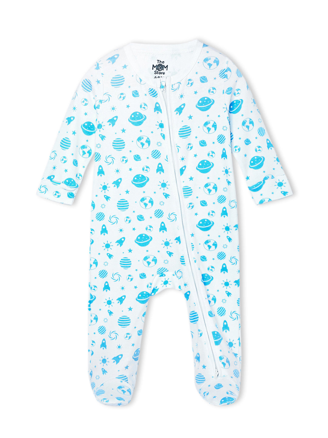 Baby Zipper Romper Combo of 3: Elephantastic-Happy Cloud-Out Of World