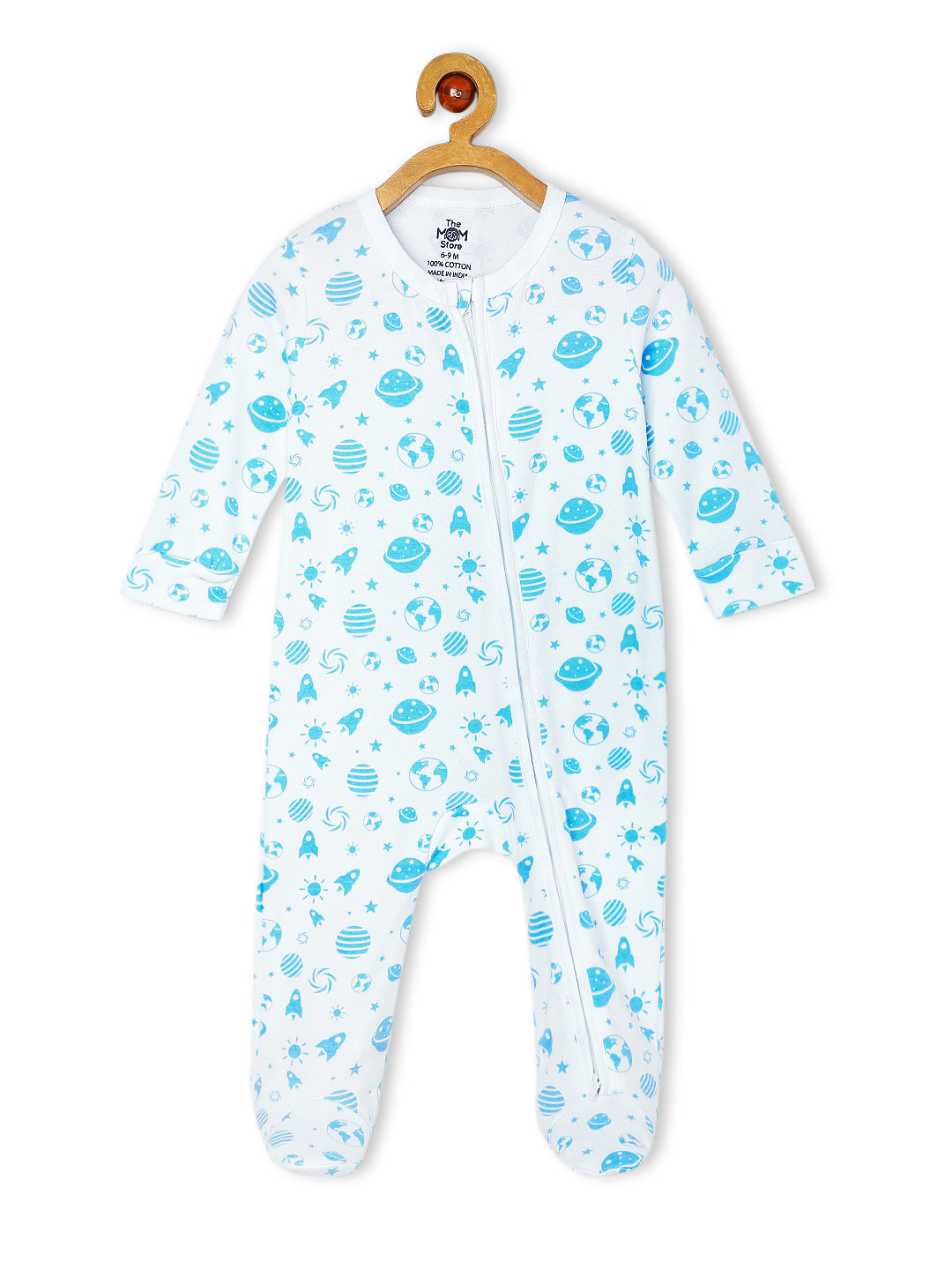 Baby Zipper Romper Combo of 3: Elephantastic-Happy Cloud-Out Of World