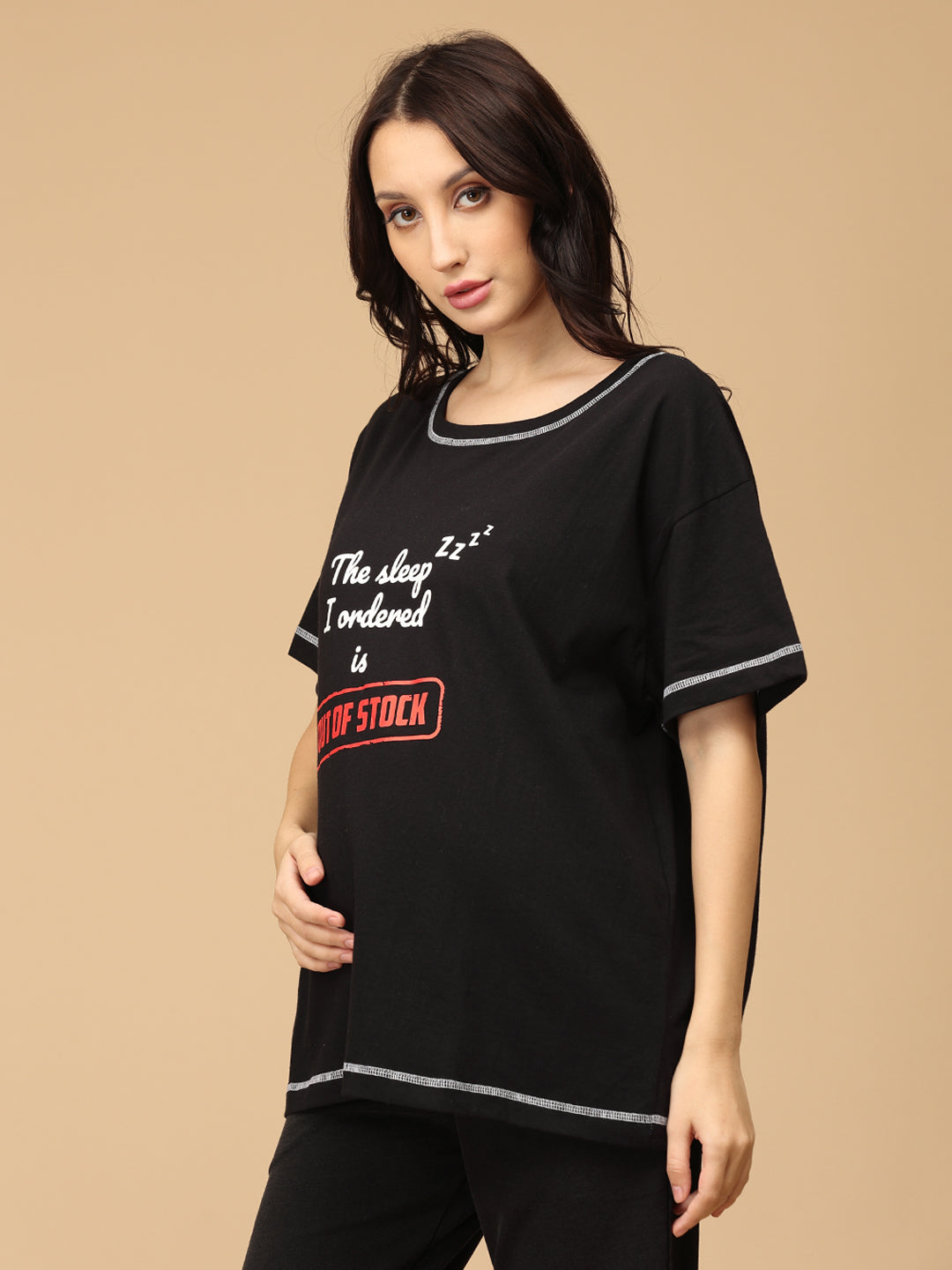 Out of Stock Oversized Maternity T shirt