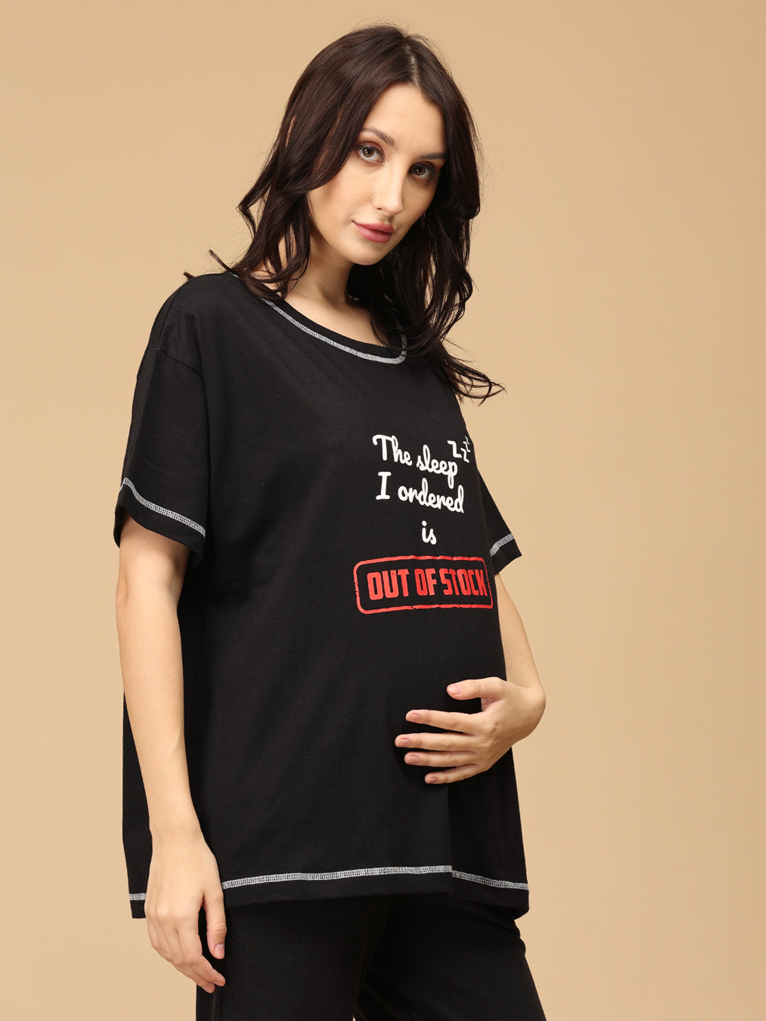 Out of Stock Oversized Maternity T shirt