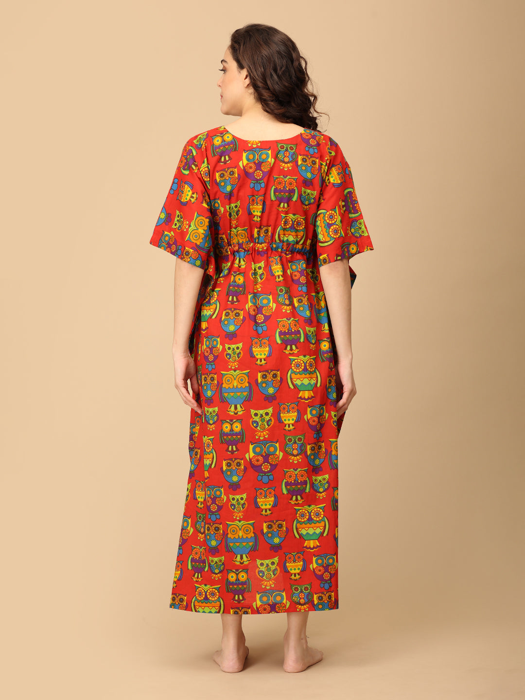 Owl You Need Maternity and Nursing Kaftan Nighty