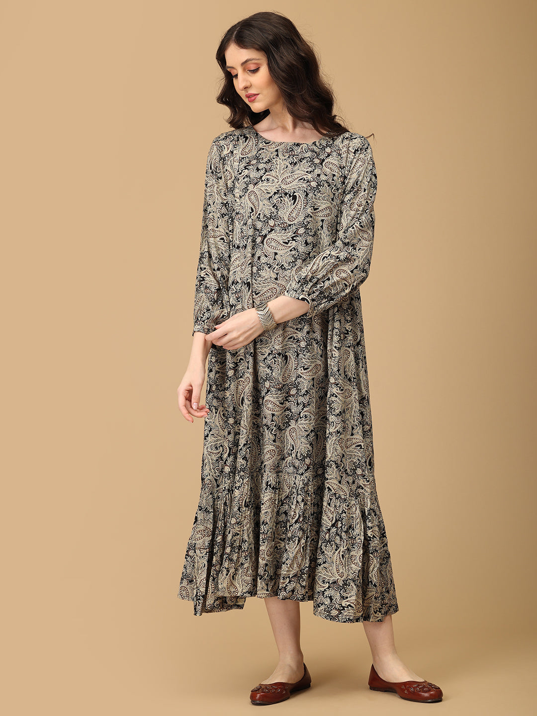 Paisley Passionista Maternity and Nursing Dress