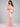 Petal Peach Maternity Lace Gown