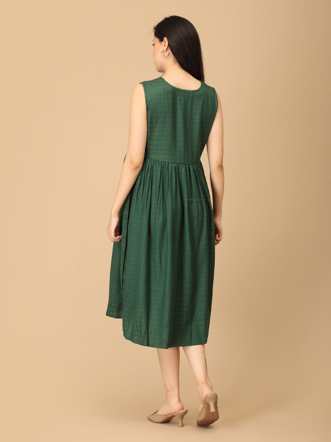 Petalicious Maternity and Nursing Shacket Dress