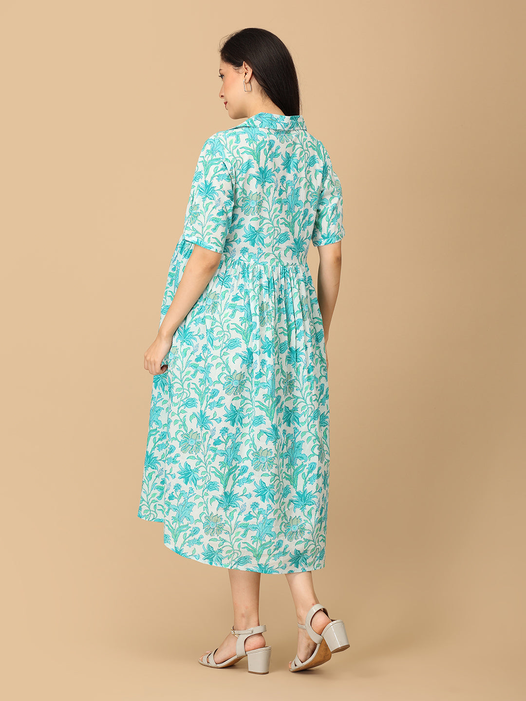 Pigment Pop Maternity and Nursing Dress