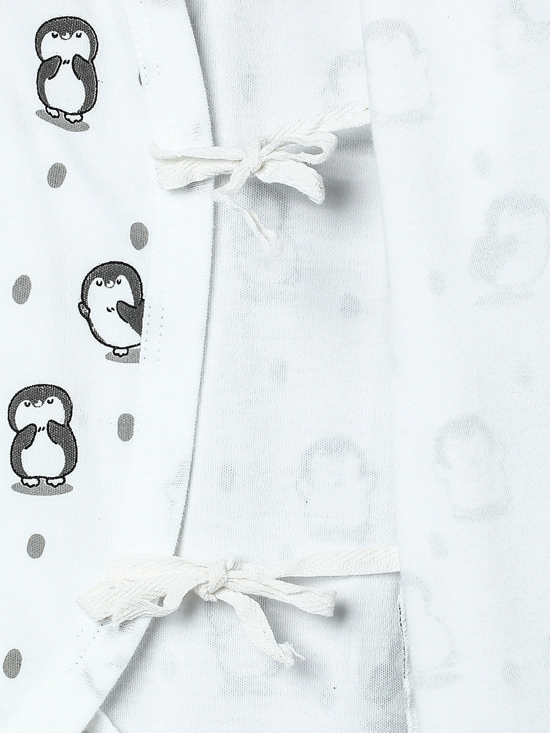 Jabla Style Infant Romper Combo of 3-Play with Penguin-Sleepless Owl-Cute like a Chicken