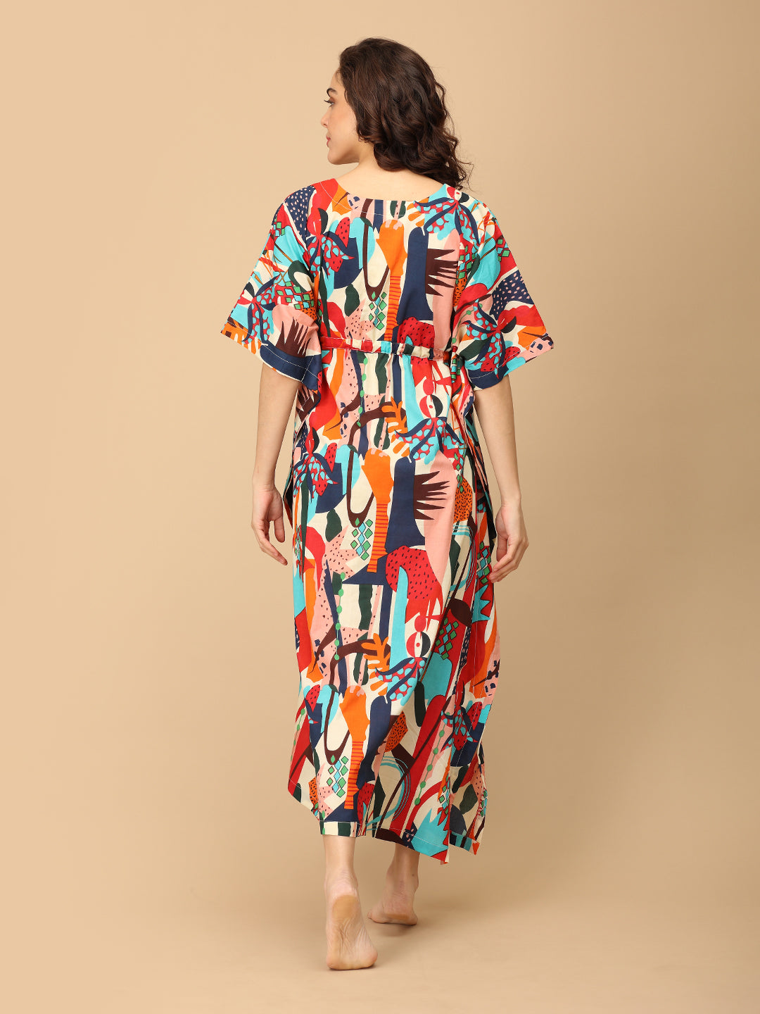 Pop & Float Maternity and Nursing Kaftan Nighty