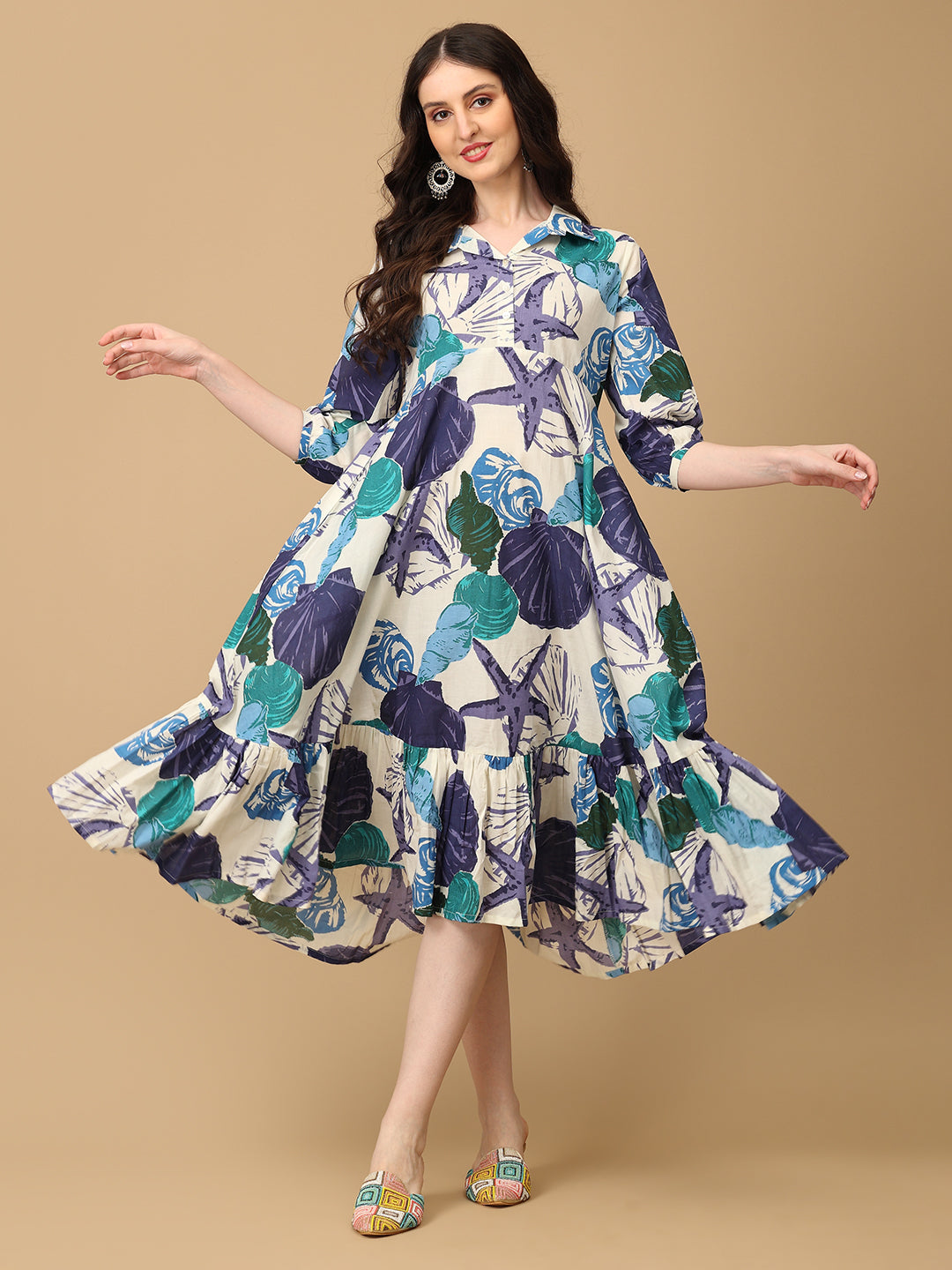 Poseidon’s Petals Maternity and Nursing Dress