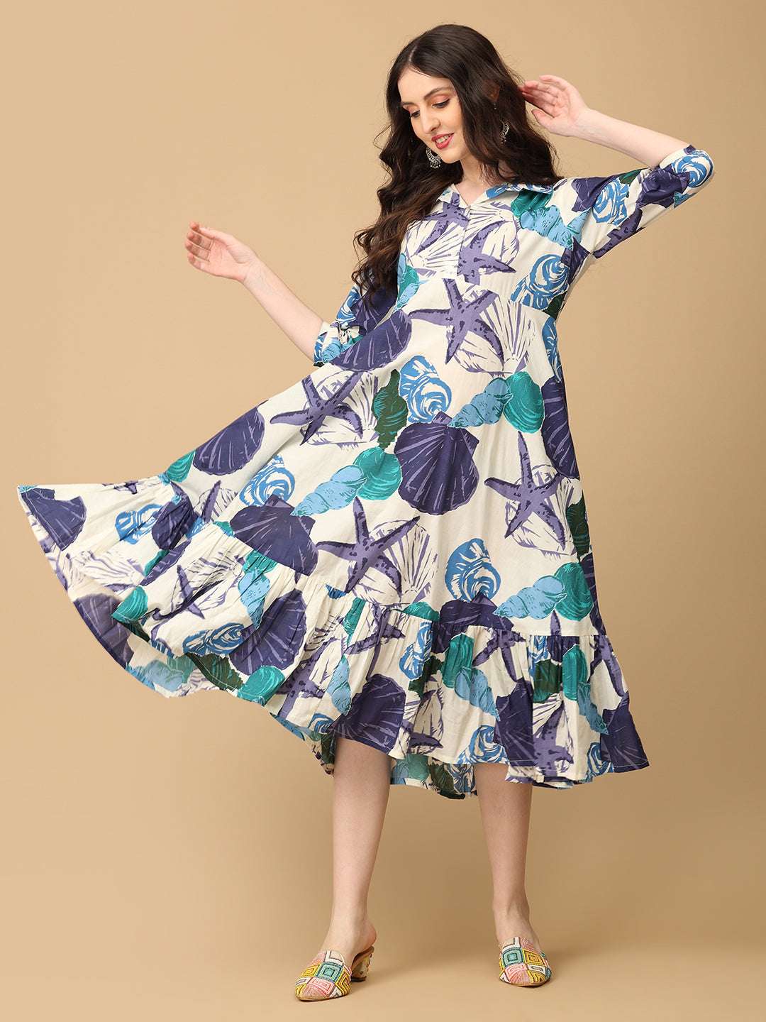 Poseidon’s Petals Maternity and Nursing Dress