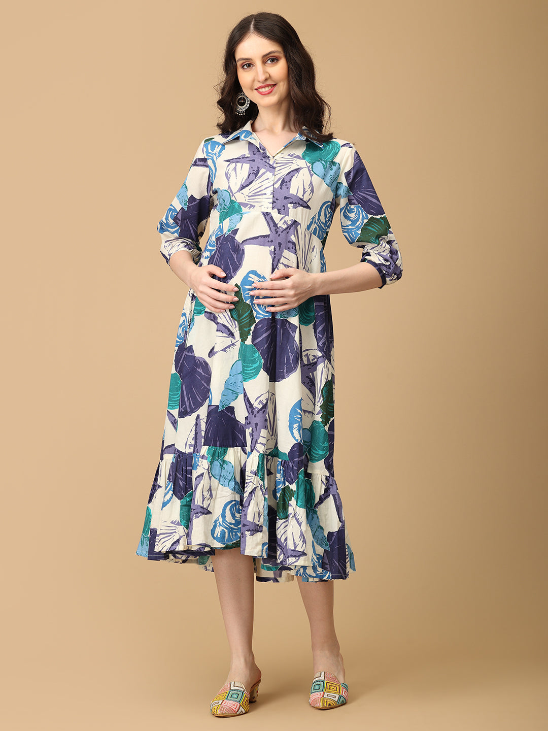 Poseidon’s Petals Maternity and Nursing Dress