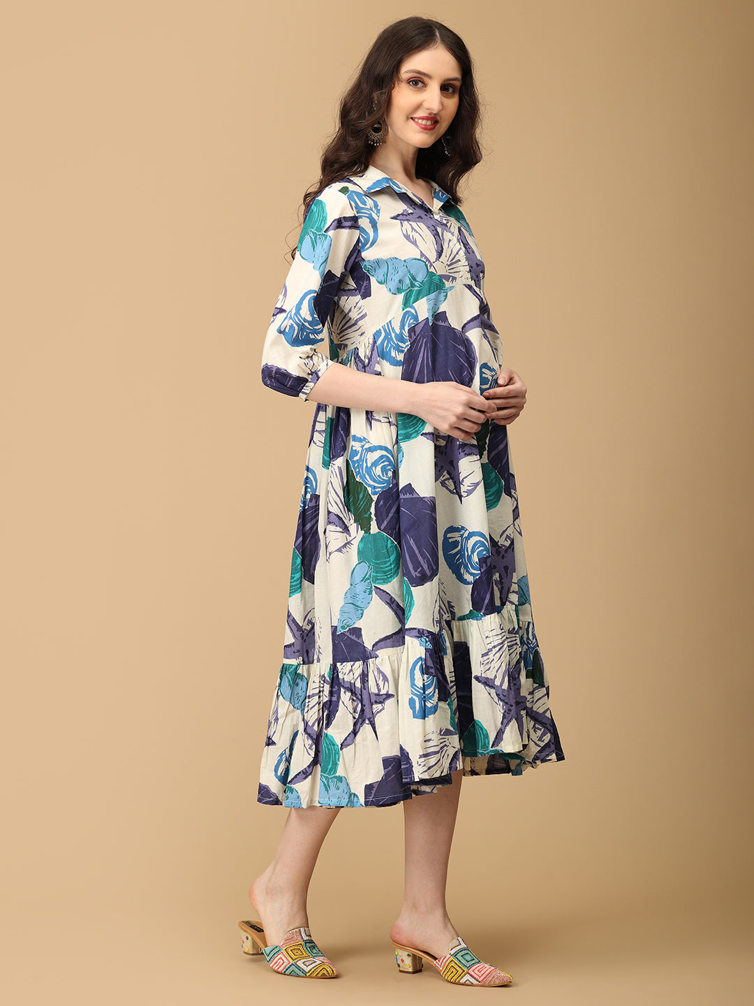 Poseidon’s Petals Maternity and Nursing Dress