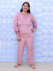 Puffin in Pink Womens Fleece Co-ord Set