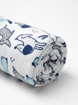 Baby Swaddle Wrap Combo- Guess the Animal & Cute Puppy - The Mom Store