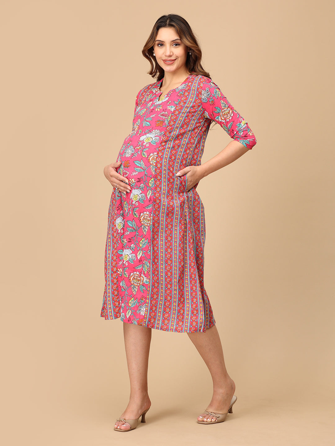 Rang Mahal Maternity and Nursing Kurti Dress