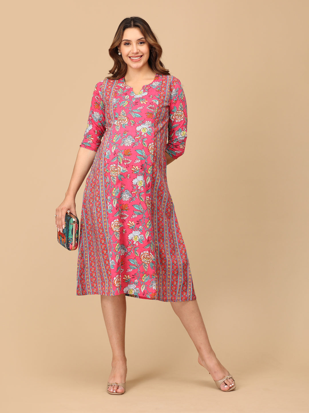 Rang Mahal Maternity and Nursing Kurti Dress