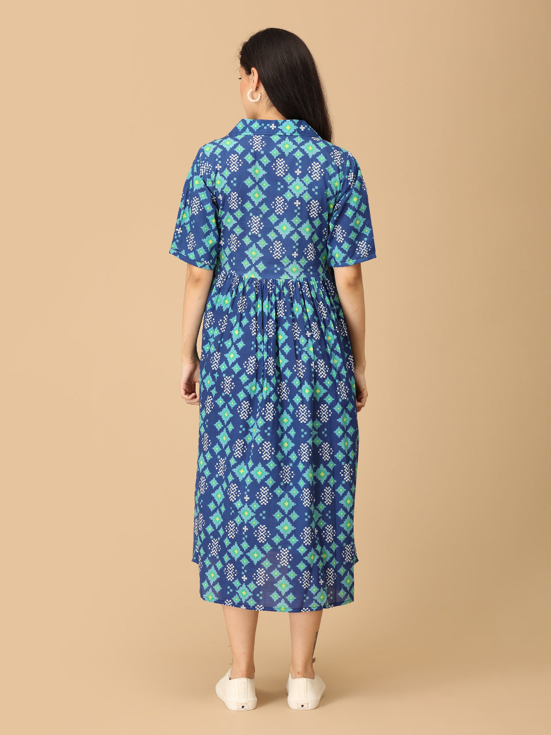 Riot of Hues Maternity and Nursing Dress
