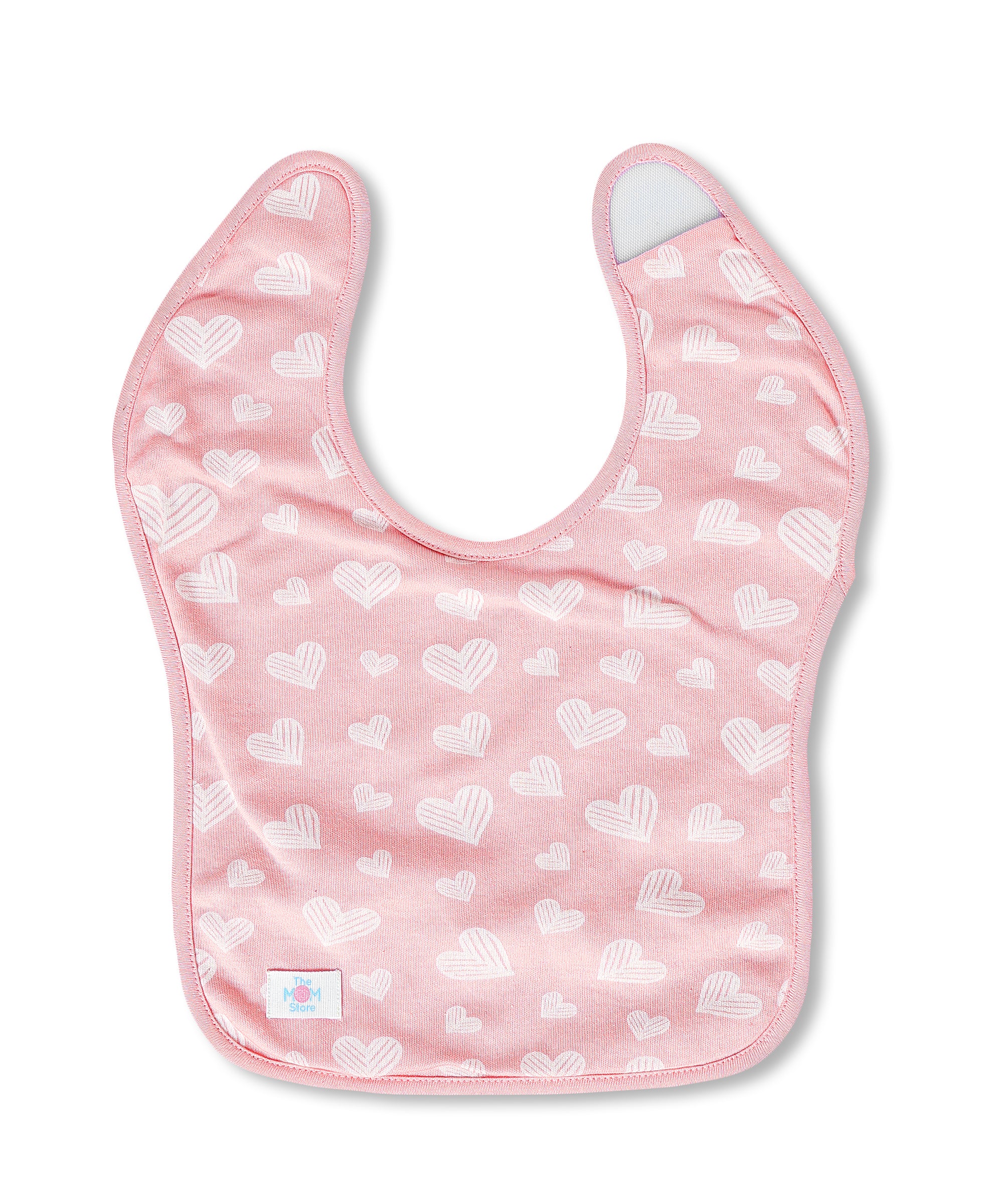 Rosy Hearts - Feeding Bib