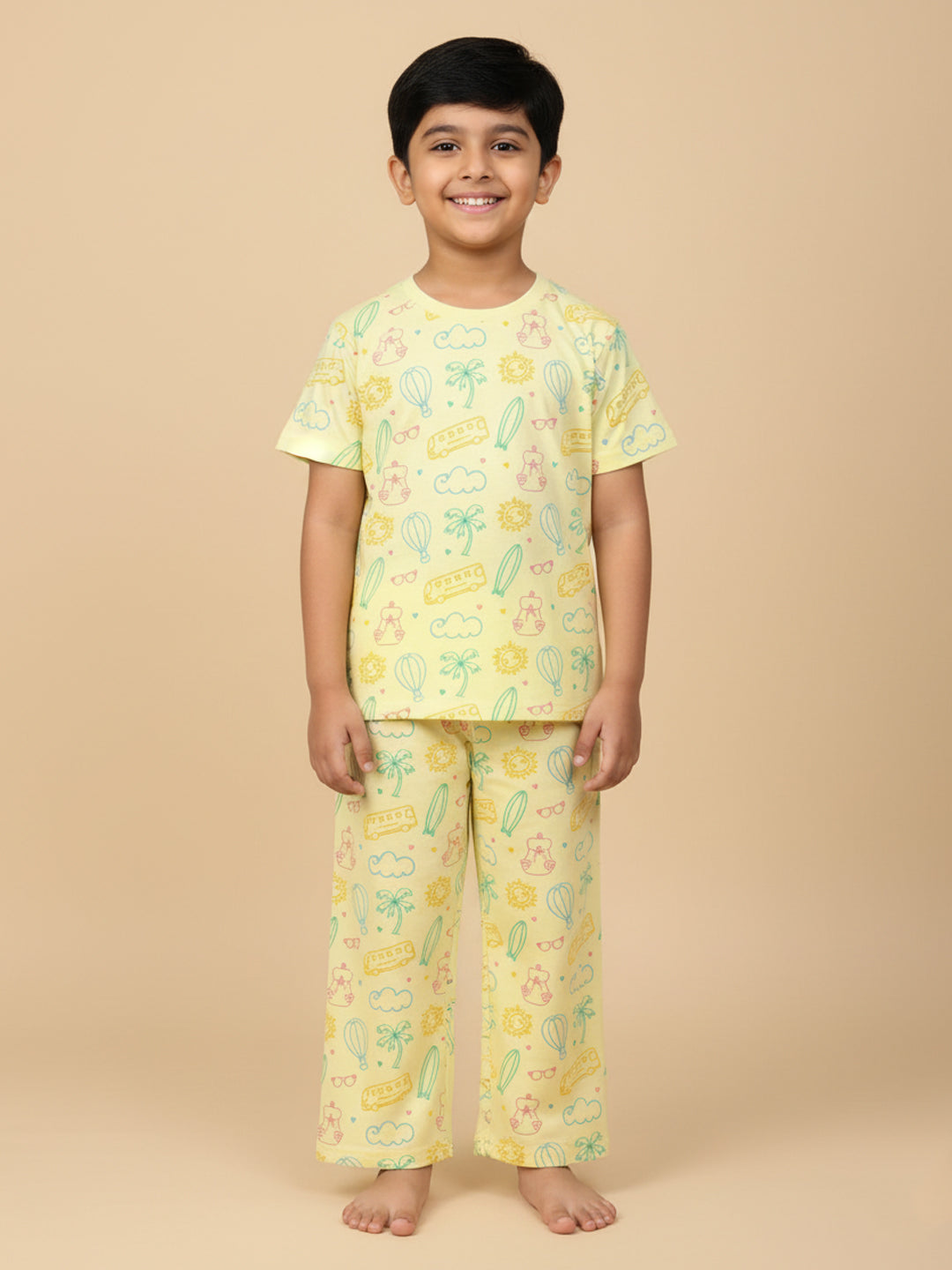 Route to Rest Baby and Kids Pajama Nightsuit Set