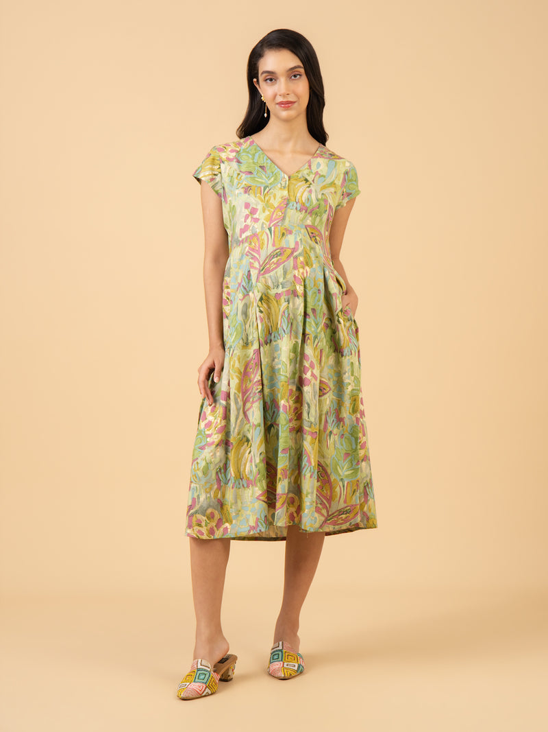 Matcha Maternity and Nursing Dress