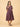 Sleek Cabernet Maternity and Nursing Dress