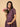 Sleek Cabernet Maternity and Nursing Dress