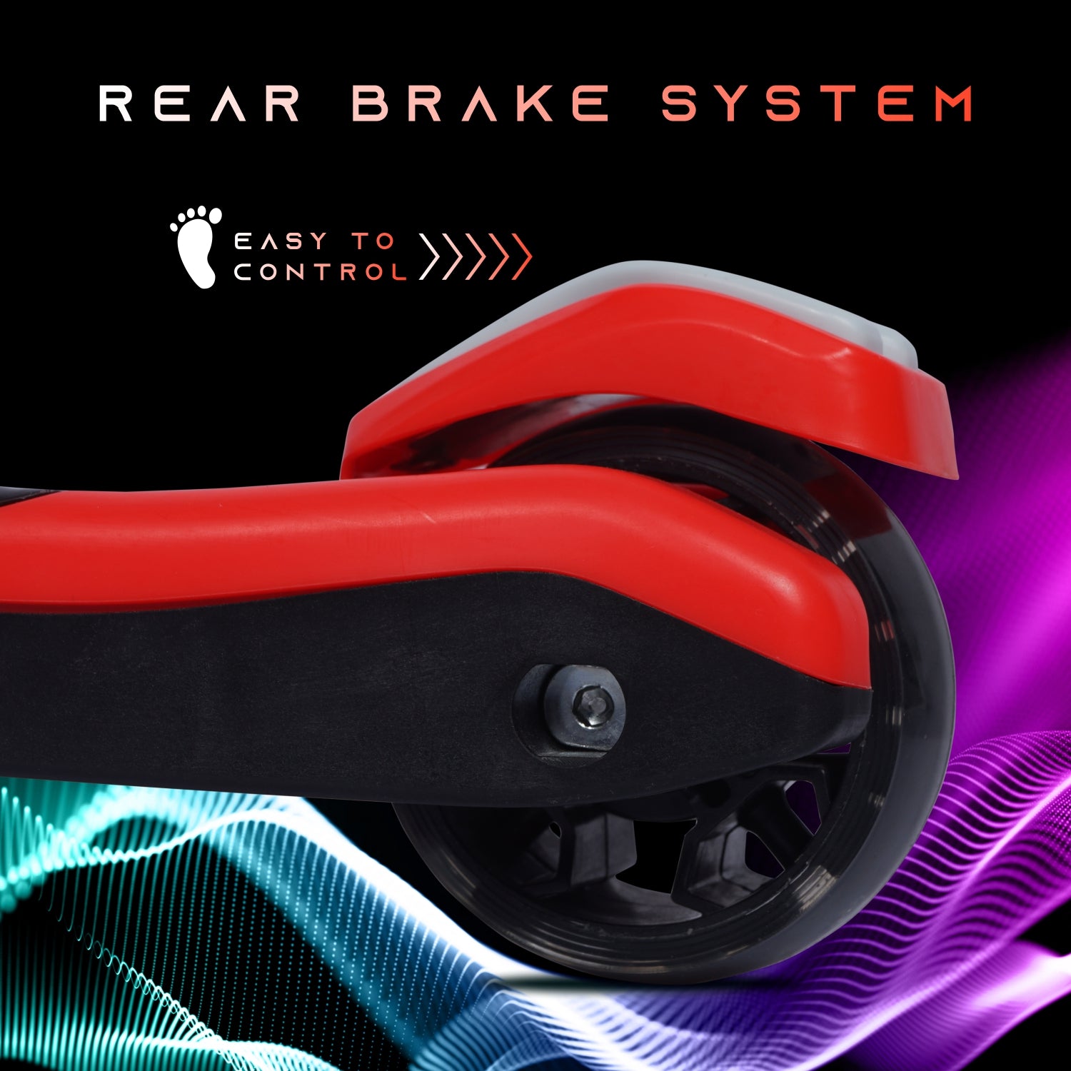 R for Rabbit Road Runner Racer- Red Black