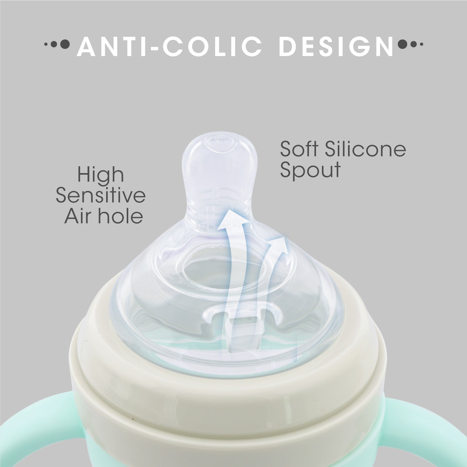 R for Rabbit Snoozy Baby Spout Sippy Cup 240ml- Green