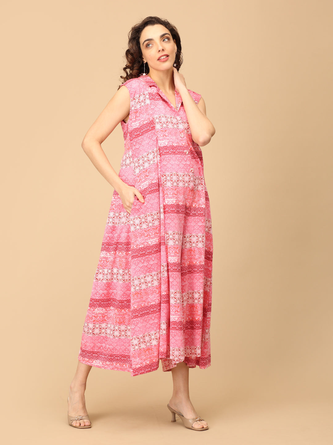 Sassy in a Snap Maternity and Nursing Jumpsuit