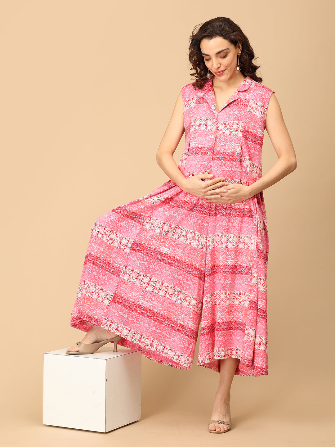 Sassy in a Snap Maternity and Nursing Jumpsuit