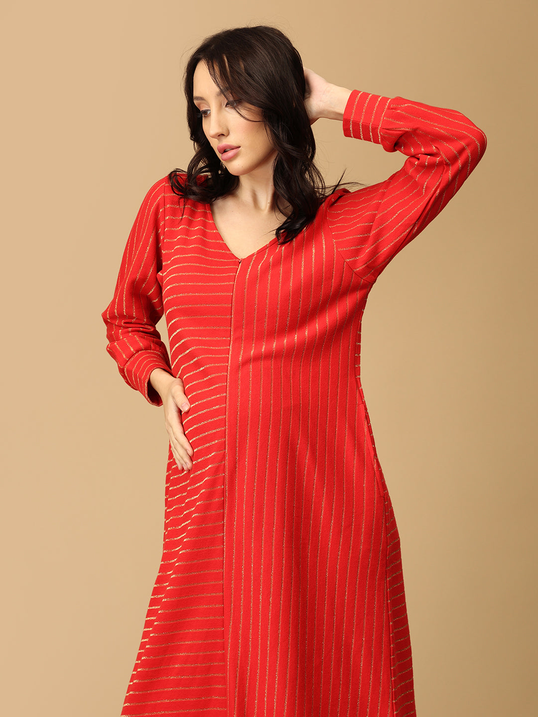 Scarlet Spark Maternity and Nursing Winter Dress