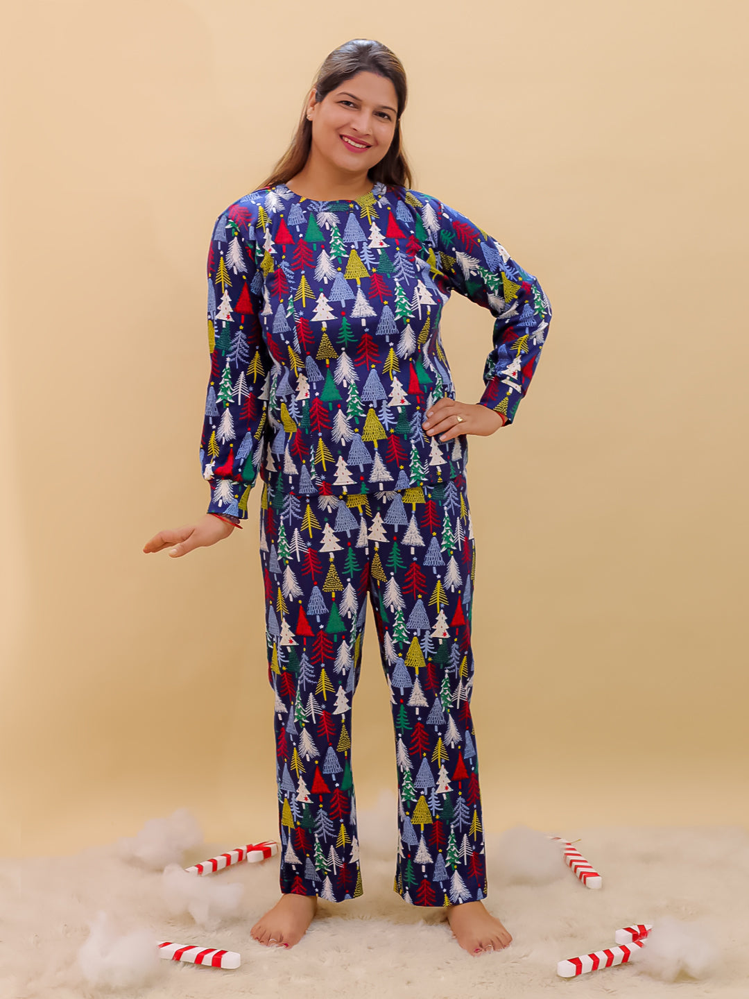 Silent Night Maternity Pajama Set - NW - SD - SLNGT - S