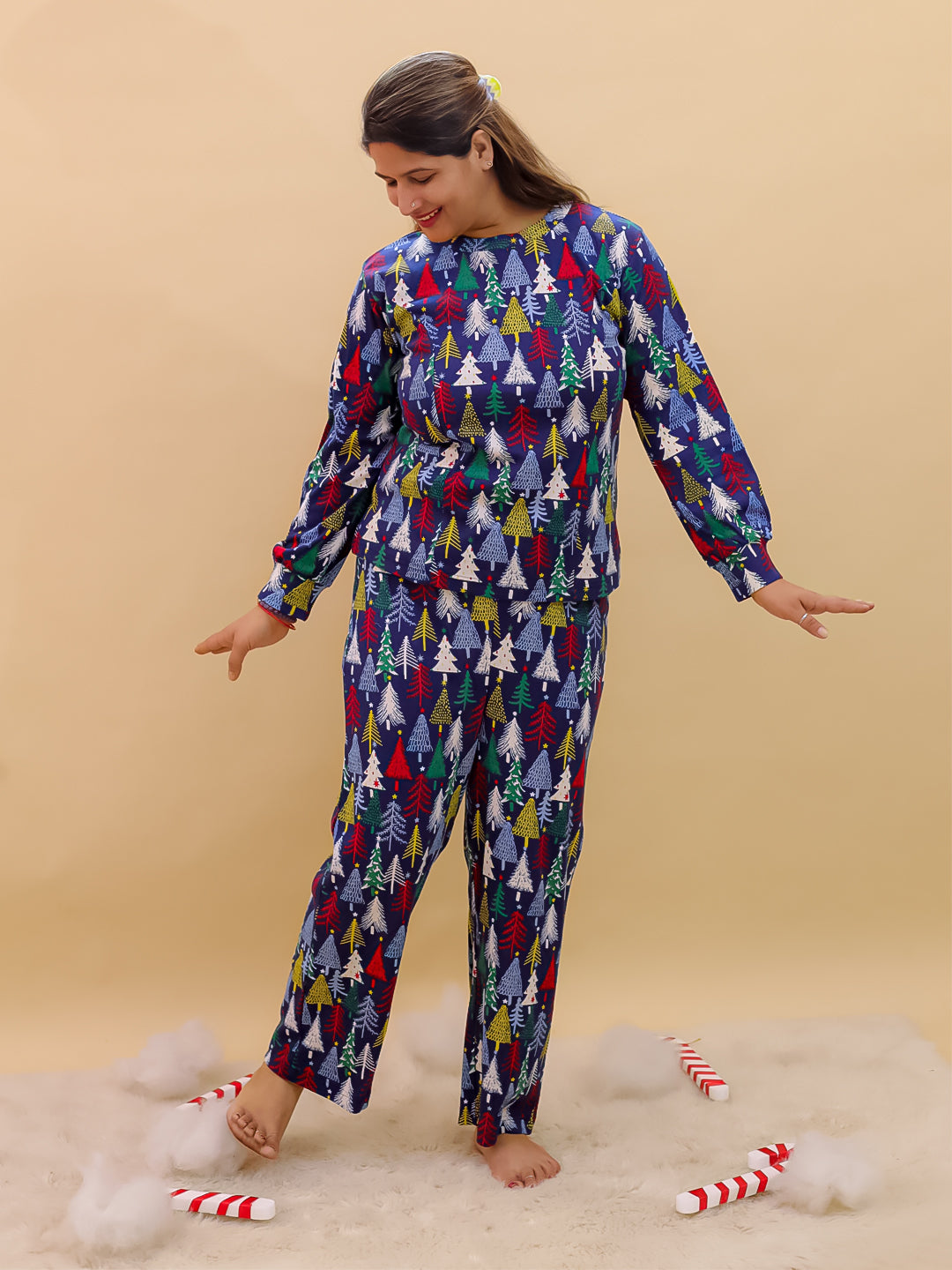 Silent Night Maternity Pajama Set - NW - SD - SLNGT - S