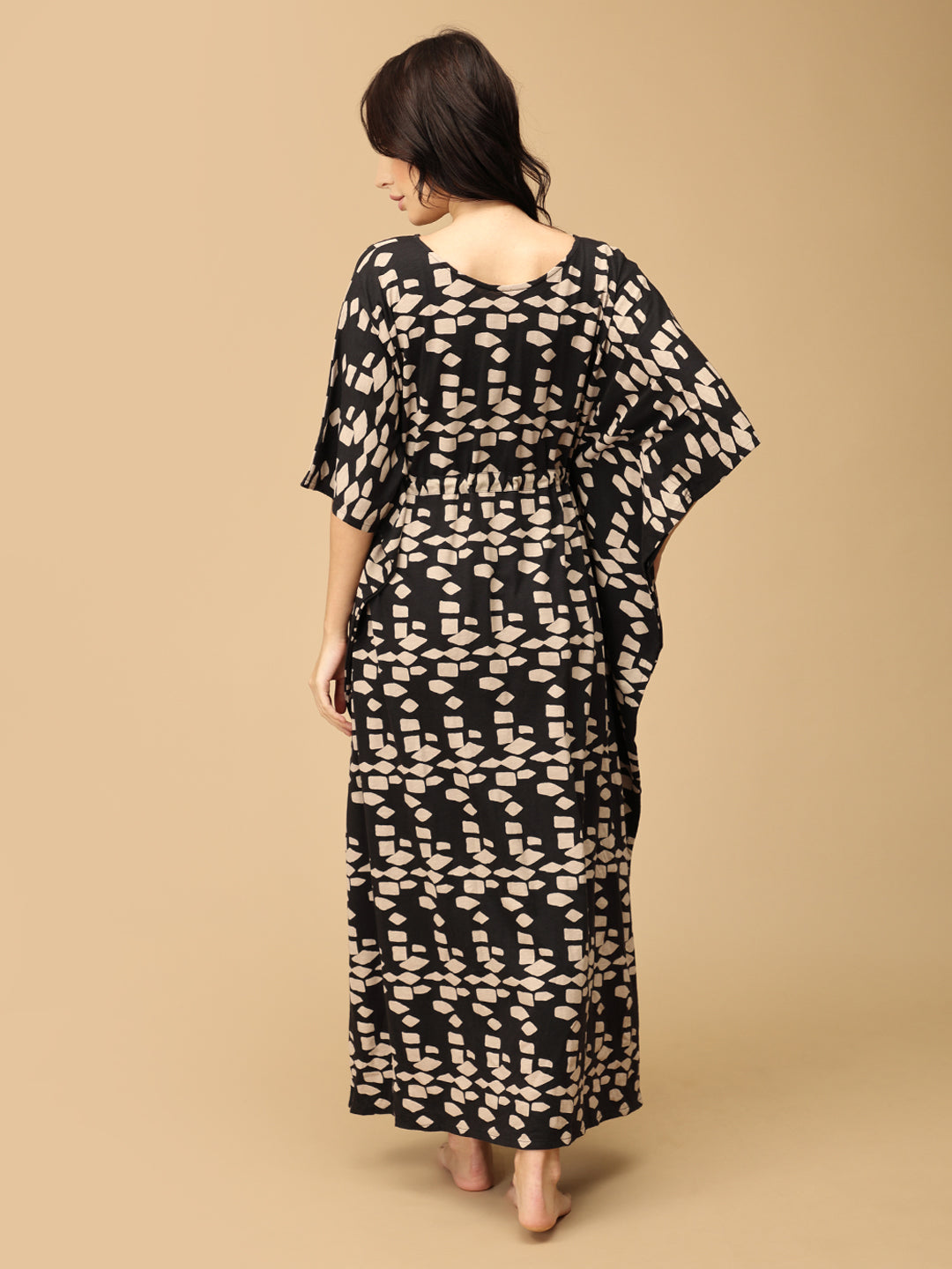 Silent Shadows Maternity and Nursing Kaftan Nighty