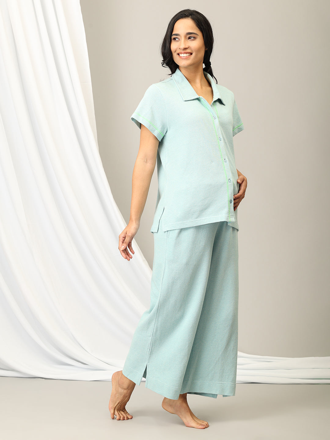 Skyline Slumber Maternity and Nursing Pajama Set