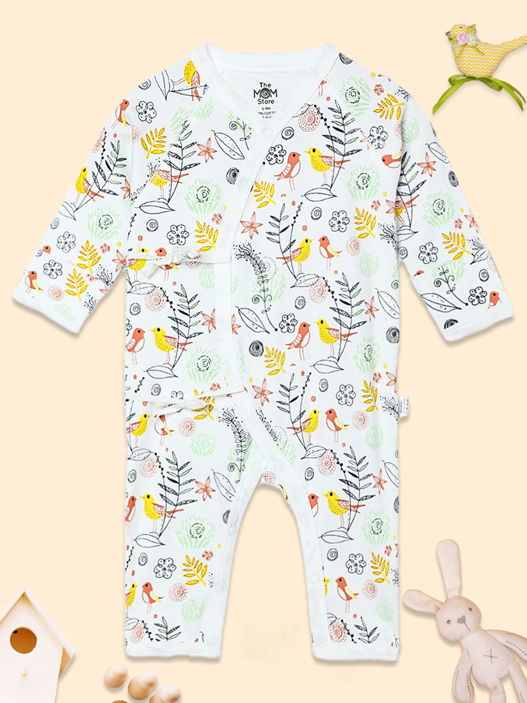 Sparrow in the Garden Infant Romper (Jabla Style)