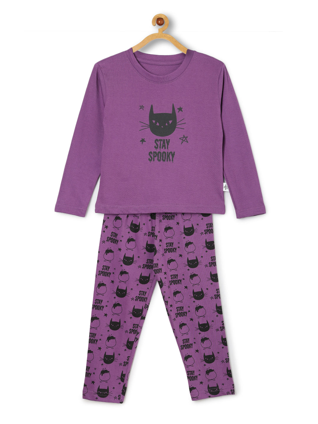 Set Of 2: Stay Spooky Matching Pajama Set For Mom And Baby