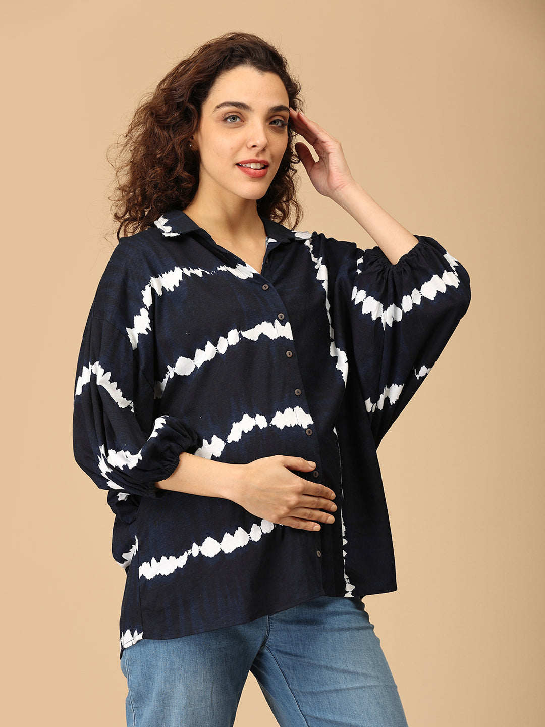 Stripe It Right Maternity and Nursing Top