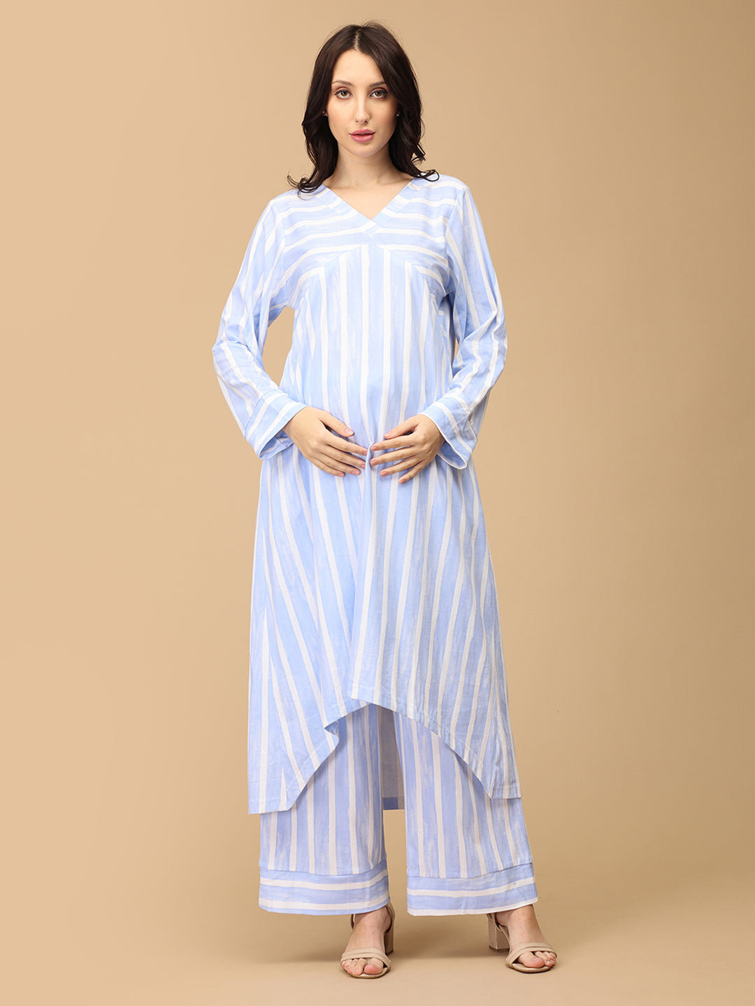 Stripes Ahoy Maternity and Nursing Co ord Set