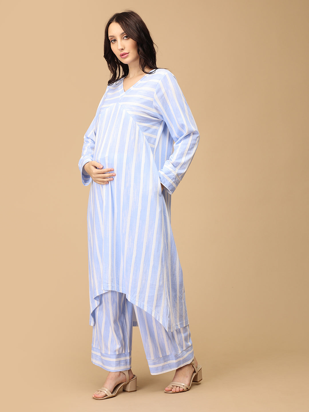 Stripes Ahoy Maternity and Nursing Co ord Set