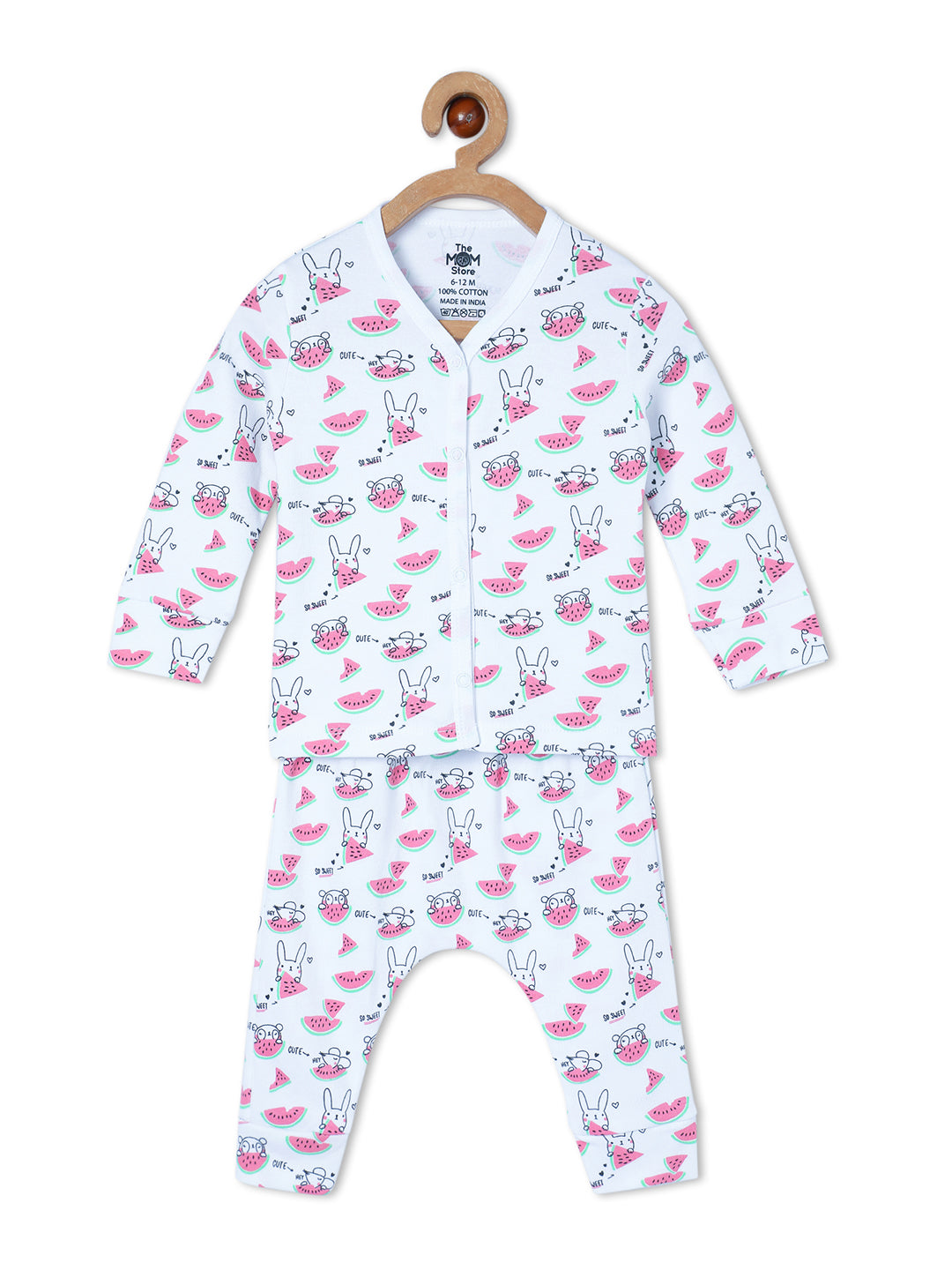 Newborn and Infant Pajama Set Combo of 2: Summer Melon-Fruitilicious